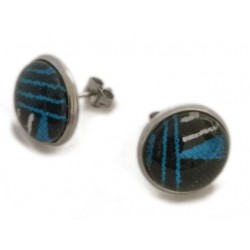 Blue & White Stud Earrings...