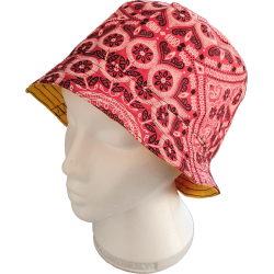 Reversible Bucket Hat - Red...